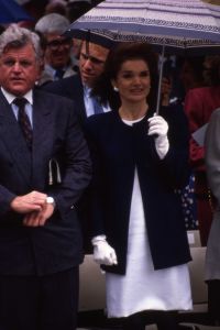 Jackie Onassis, Ted Kennedy 1989  Boston.jpg